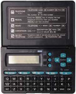 Elektronisk telefon-/memobok